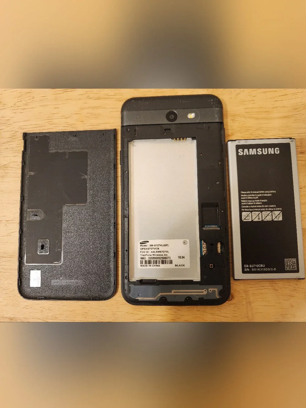 Samsung Galaxy J7 Sky Pro SM-S72VL 16GB  BLACK TRACFONE